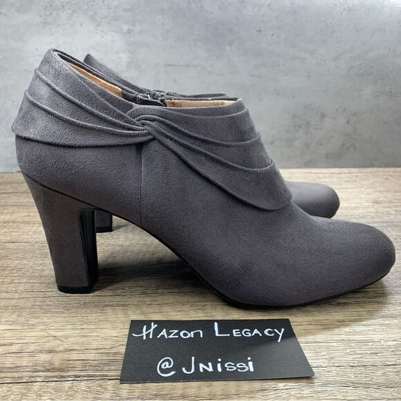 Life Stride~Women's~”Corie”  Gray Heel Bootie~Size 10W - Picture 2 of 10
